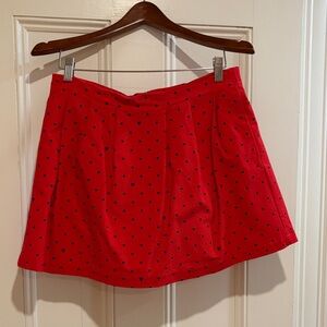 Hidden Mickey Red Polka Dot Skirt